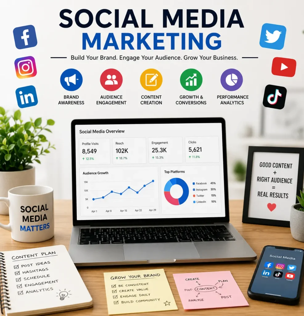 Social media marketing campaign for Vadodara businesses