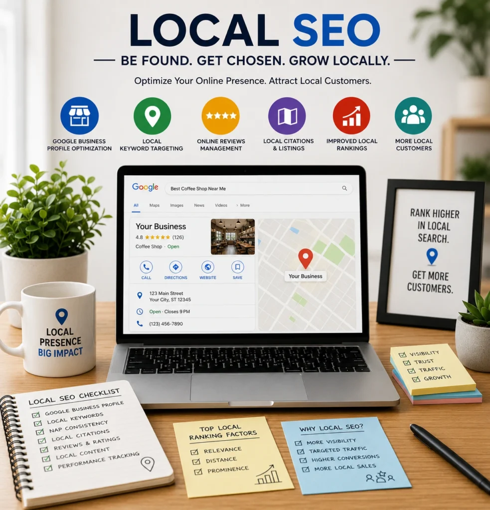 Local SEO services in Vadodara helping businesses rank higher on Google Maps and local search results