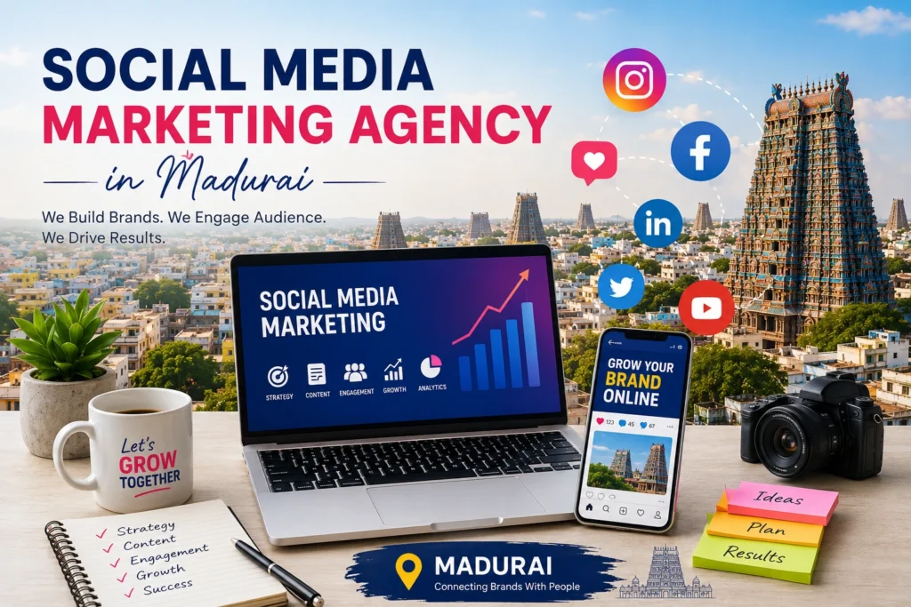 Social media marketing agency in Madurai helping local businesses grow online