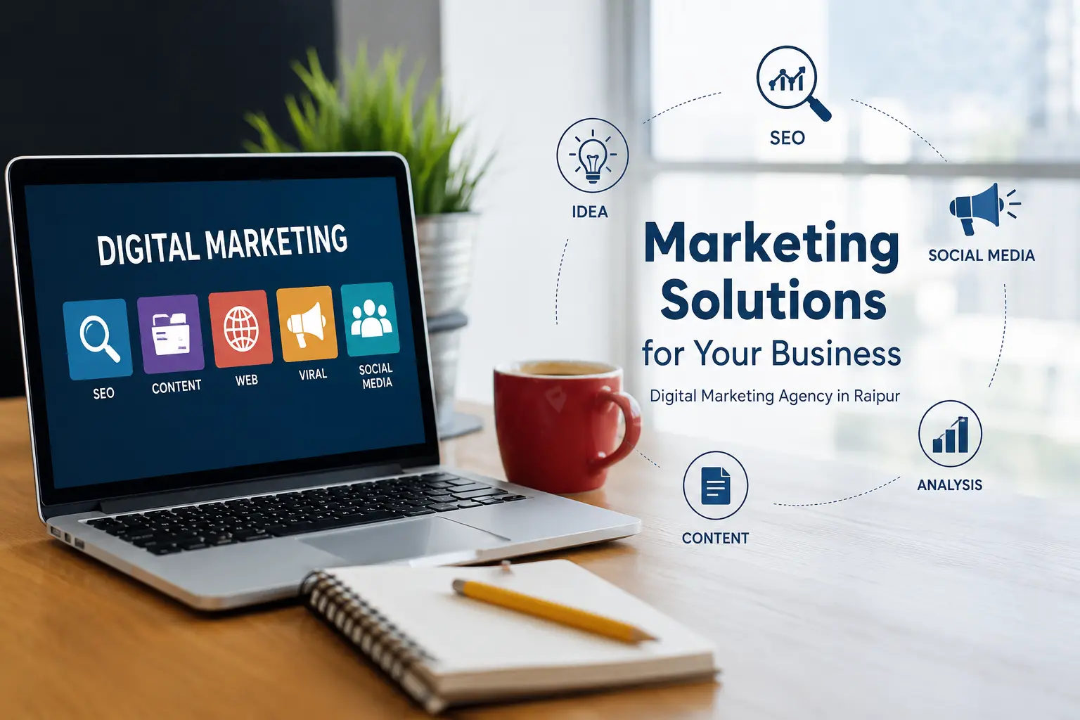 Digital Marketing Agency in Surat providing SEO, Social Media Marketing, Content Marketing, and Business Growth Solutions